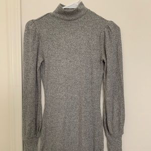 Garage - Mock Neck Grey Dress